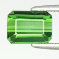 Natural Green Tourmaline 7.3mm x 5.5mm Emerald Cut 1.31ct#NL0009