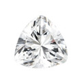 Lab White Sapphire 5mm Trillion Lot of 10 Stones
