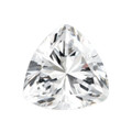 Lab White Sapphire 7mm Trillion Lot of 4 Stones