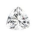 Lab White Sapphire 9mm Trillion Lot of 4 Stones