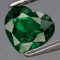 Natural Tsavorite 6.5mm x 5.7mm Heart Shape  1.01ct #NE0019
