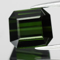 Natural Green Tourmaline 7.8mm x 7mm Emerald Cut 2.53ct #NE0021
