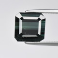 Natural Green Tourmaline 9.3mm x 9mm Emerald Cut 5.55ct #NE0041