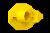 Zodiac Baracuda G3 / Genie 3000  Foot Flange - Yellow
