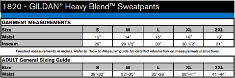 SCE Gildan Adult Heavy Blend Sweatpants - Navy | SchoolWear.ca