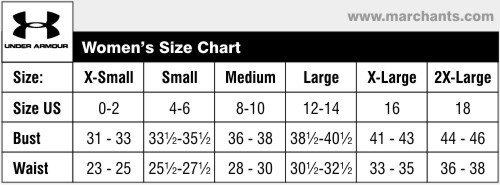Ua Hustle Fleece Pant Size Chart