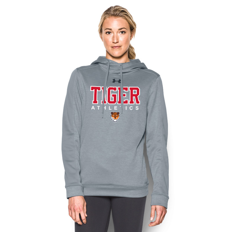 under armour hoodie grey women