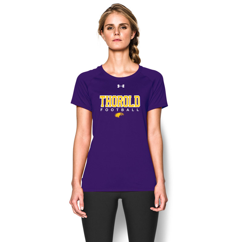 under armour t shirts purple women