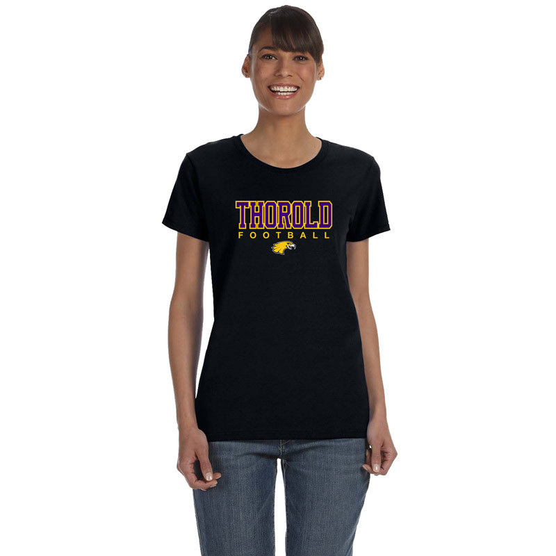 TSS Gildan Women's Cotton T- shirt - Black | SchoolWear.ca