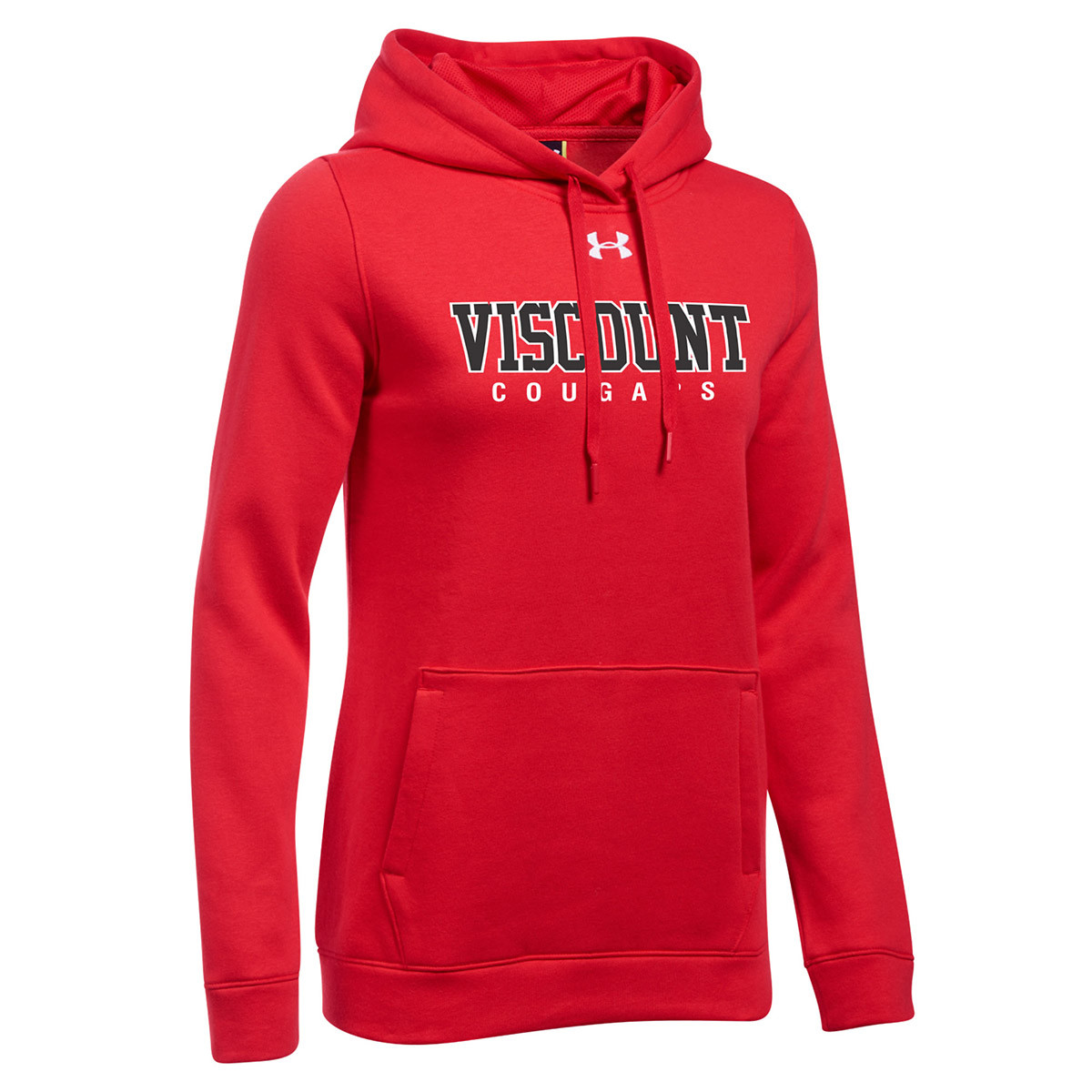 ua women's hustle fleece hoody