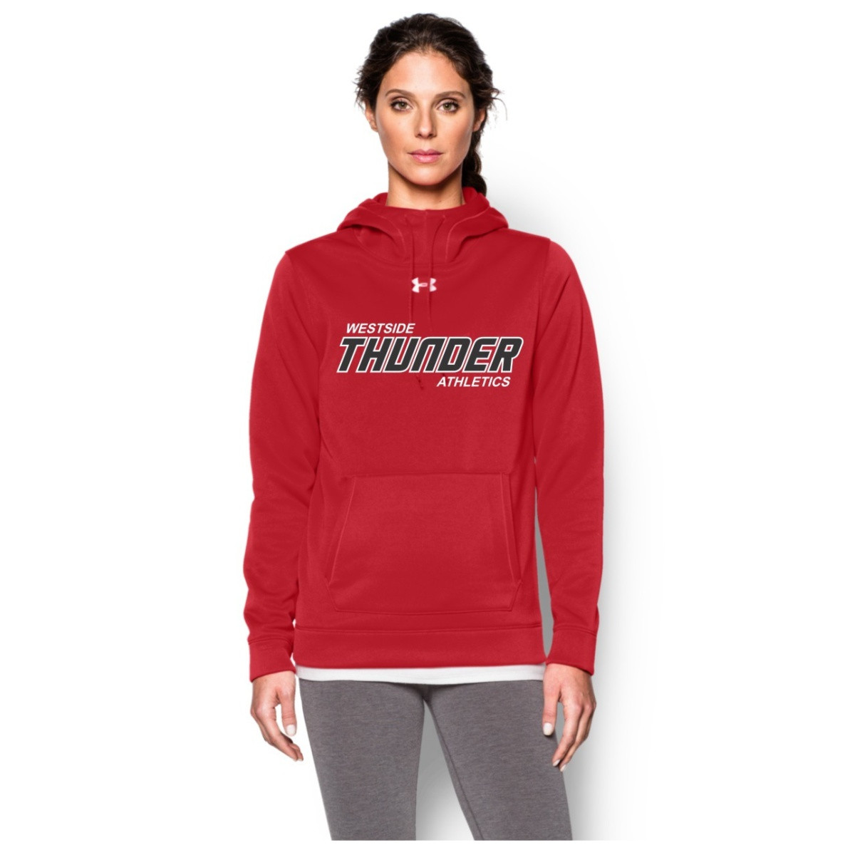 ua fleece team hoodie