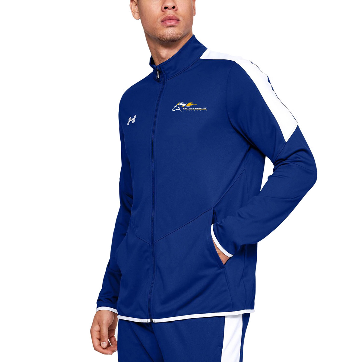 ua rival knit warm up jacket