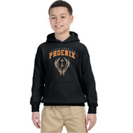 FFC Gildan Youth Hooded Sweatshirt - Black (FFC-303-BK)