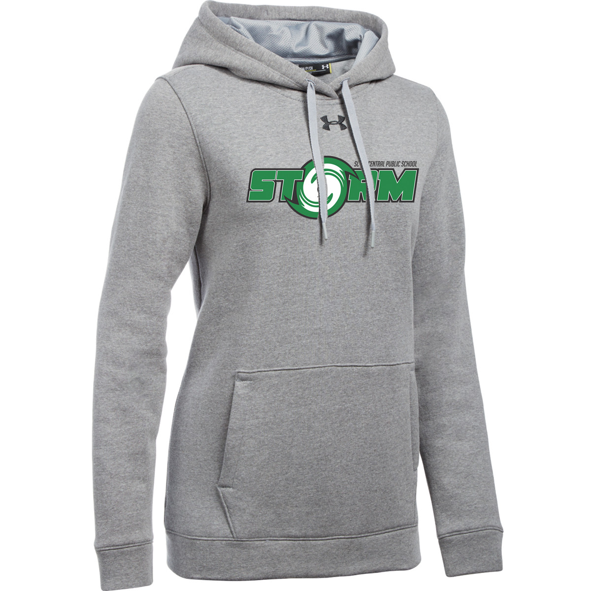 grey under armour hoodie women's