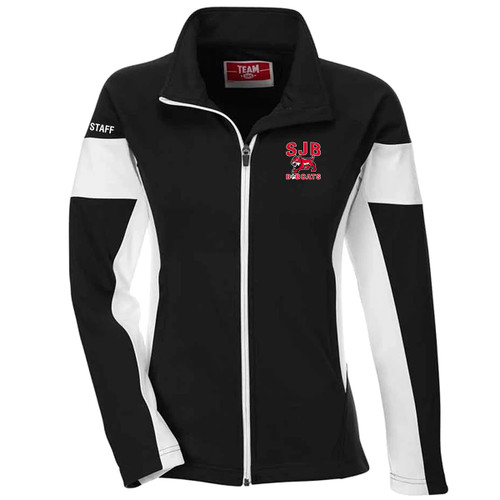 JDB Team 365 Ladies' Elite Performance Full-Zip Jacket - Black (Design 02) (JDB-214-BK)