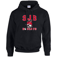 JDB Gildan Adult Heavy Blend Hooded Sweatshirt (Student Design 01) - Black (JDB-021-BK)