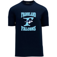 FCS Athletic Knit Adult Brand Short Sleeve Performance T-shirt - Navy Blue (FCS-002-NY)
