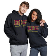 HHS Russell Dri-Power Fleece Hoodie - Black (HHS-102-BK)