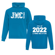 JMC Adult Fleece Hooded Grad Sweatshirt - Sapphire (JMC-031-SA)