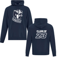 EJS Adult Fleece Hooded Grad Sweatshirt - Navy (EJS-009-NY)