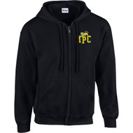 MPC Heavy Blend Adult Full Zip Hooded Sweatshirt - Black (MPC-022-BK)