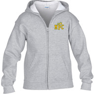 MPC Heavy Blend Youth Full Zip Hooded Sweatshirt - Sport Grey (MPC-322-SG)