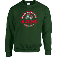 AMS Adult Heavy Blend 50/50 Fleece Crew - Forest Green (AMS-005-FO)