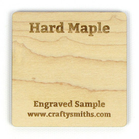Maple - Tier 2 Domestic Hardwood - Engraved Sample Chip