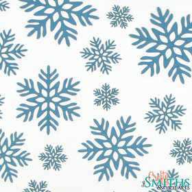 "Christmas Morning" Paper Snowflake Cutouts