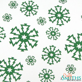 "Christmas Trees" Paper Snowflake Cutouts