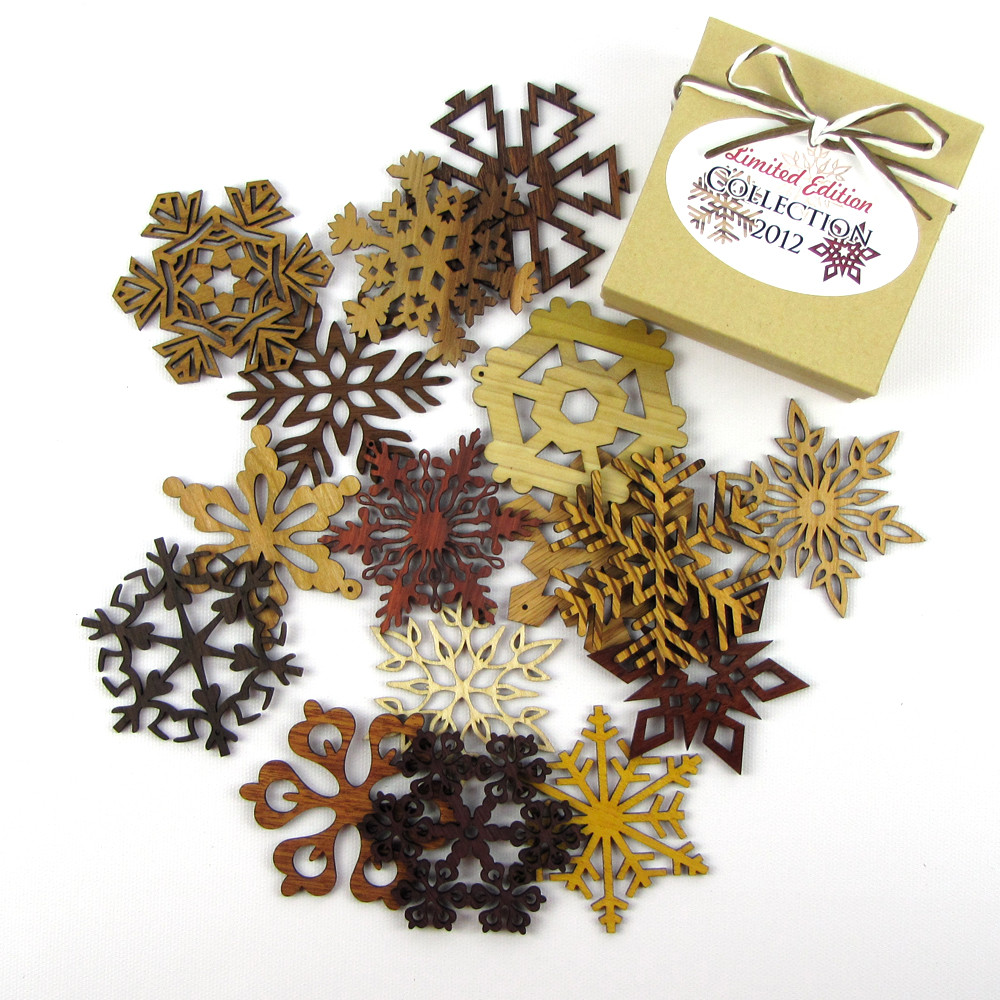 2012 Special Edition Exotic Wood Snowflakes - The Crafty Smiths