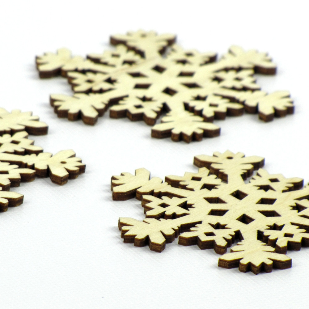 Icy Blast Wood Snowflake - The Crafty Smiths