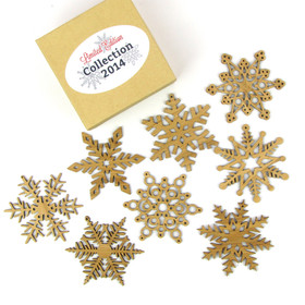 2014 Special Edition Bamboo Wood Snowflakes
