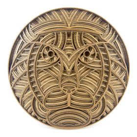 "Lambert the Lion" - 3D Layered Wood Art - Version A