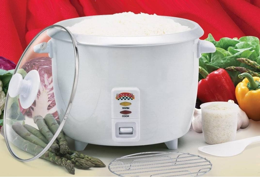 6-12 Cups Rice Cooker w/ Glass Lid, Electric Rice Cooker by Bene Casa