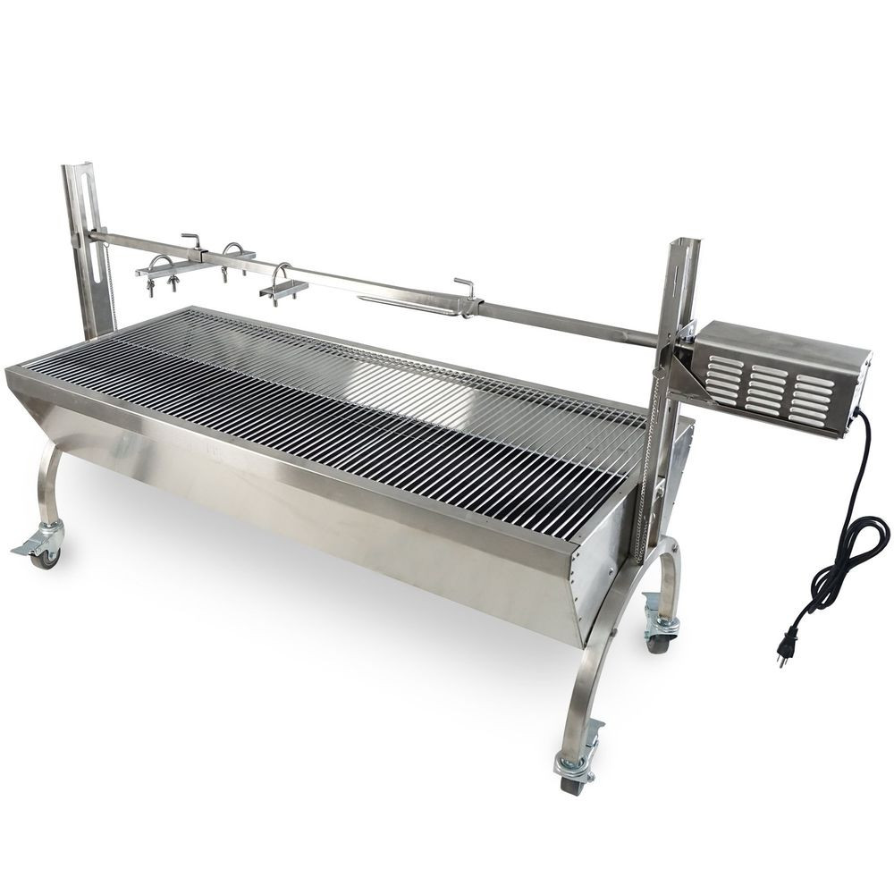 25W Rotisserie Grill Roaster Stainless Steel - Latin Touch, Inc.