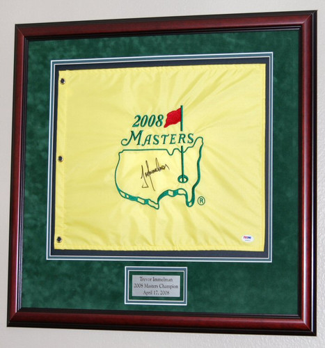 Framed Golf Pin Flag is a great way to capture your favorite golf course and golf memories!