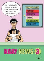 Terror Alert - 307  Funny Gay Adult Birthday Cards 6 Pack