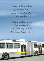 Men are like buses - 60031 Funny Relationship Cards  6 Pack