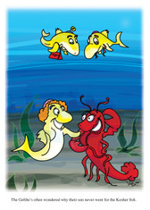 Gefilte Fish Birthday Card - 1122 Funny Jewish Humor Cards 6 Pack