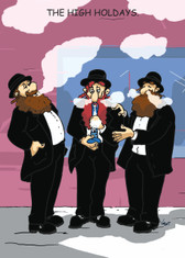 Smokin' New Year - 1103 Funny Jewish Humor Cards 6 Pack
