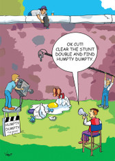 Humpty Dumpty Movie -152 Funny Birthday Cards 6 Pack