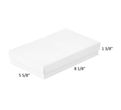 Lot of 500 Small Silver Cotton Fill Jewelry Gift Boxes 2 1//8/" x 1 1//2/" x 5//8/"