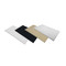 White, Black, Beige, and Grey velcro tray insert pads.