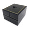 Black Watch Snap-Tab Leatherette Box closed