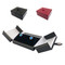 Red & Black Clip Earring Snap-Tab Leatherette Boxes