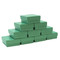 Stack of Teal Cotton Filled Boxes