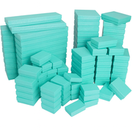 10 Boxes-Teal Blue Cotton Filled Boxes