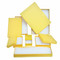 Group of Yellow Kraft Cotton Filled Boxes in various sizes