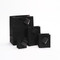Black Glossy Solid Color Tote Bags in 4 sizes